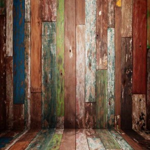 Photography Background Color Dilapidated Wood Floor Vertical Backdrops