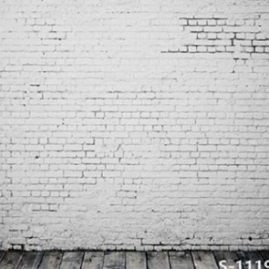 Photography Background White Brick Wall Grey Black Floor Backdrops