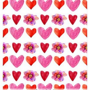 Photography Background Flowers Love Pattern White Backdrops