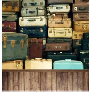 Western Photography Background Luggage Compartment Wood Floor Backdrops