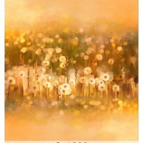 Photography Background Dandelion Flowers Oil Painting Backdrops