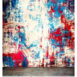 Graffiti Photography Backdrops Blue Red Graffiti White Wall Background For Photo Studio