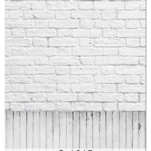 Photography Background Wood Floor Grey White Brick Wall Backdrops