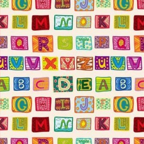 Photography Background Alphabet Pattern Cartoon Backdrops