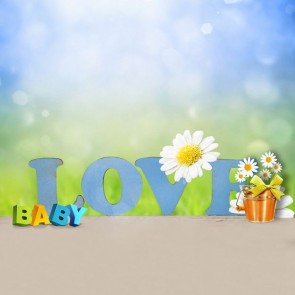 Photography Background White Flowers Sunlight Valentine's Day Backdrops