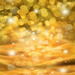 Photography Background Golden Light Spots Bokeh Backdrops For Photo Studio