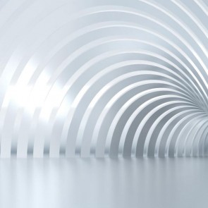 Photography Backdrops Tunnel Corridor Abstract White Arch Background