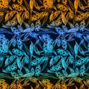 Photography Background Leaves Yellow Blue Texture Style Black Backdrops