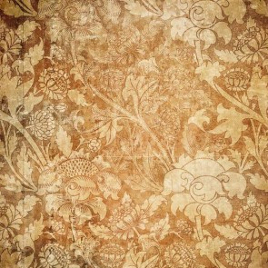 Brown European Flower Pattern Texture Style Photography Background Backdrops