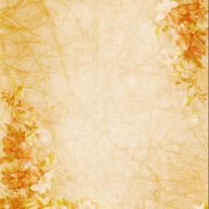 Brown Yellow Photography Backdrops Texture Style Flower pattern Background