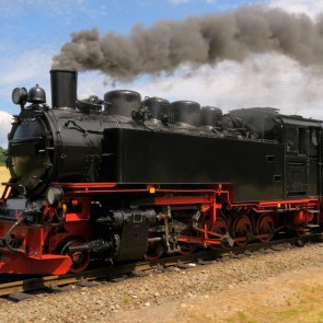 Photography Backdrops Old Black locomotive Train Background For Photo Studio