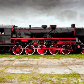 Old Steam Train Photography Backdrops Black Train Background For Photo Studio