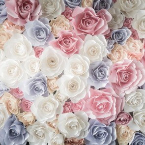 Photography Background Pink White Flowers Wall Backdrops For Photo Studio