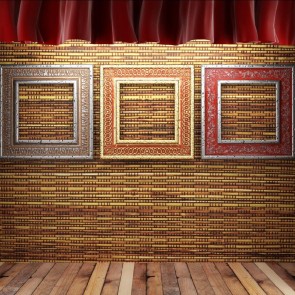Photography Backdrops Red Curtain Photo Frame Large Stage Background