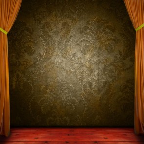 Photography Background Brown Curtain Large Stage Grey Texture Backdrops