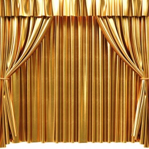 Photography Background Golden Curtain Large Stage Backdrops For Photo Studio