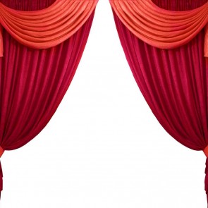 Red Curtain Photography Background Large Stage White Backdrops For Photo Studio