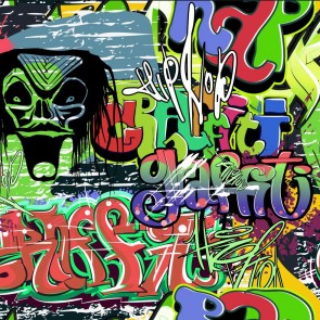 Hip Hop Style Graffiti Photography Background Backdrops For Photo Studio