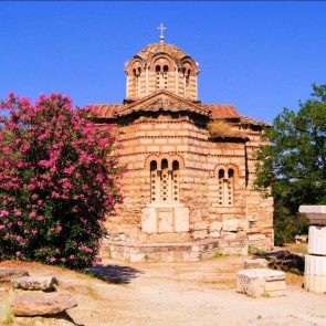 Athens Church Photography Background Backdrops For Photo Studio