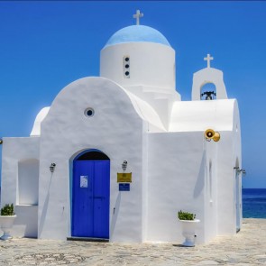 Church Of Cyprus Photography Background Backdrops For Photo Studio