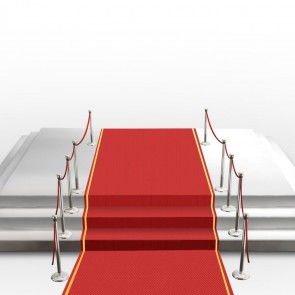 Silver Platform Photography Background Red Carpet White Backdrops