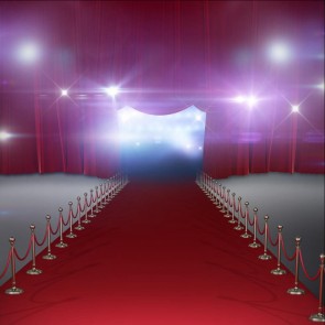 White Light Curtain Photography Backdrops Red Carpet Background For Photo Studio
