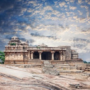 Photography Background Dark Clouds Hampi Karnataka India Architecture Backdrops