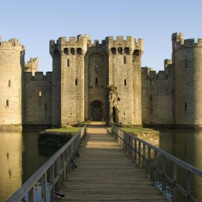 Castle Bridge Lake Photography Backdrops Architecture Background For Photo Studio