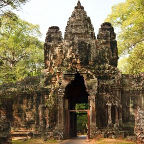 Ruins Angkor Wat Photography Background Architecture Backdrops For Photo Studio