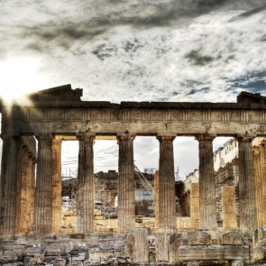 Acropolis Of Athens Photography Backdrops Architecture Background For Photo Studio