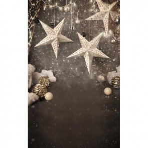 Christmas Photography Backdrops Christmas Decoration Stars Bulb Background