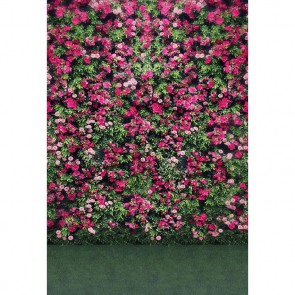 Flowers Photography Backdrops Purple Flower Wall Background For Wedding