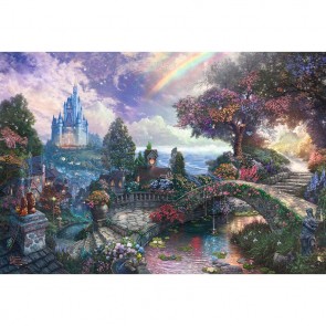 Cartoon Photography Backdrops Magic World Rainbow Background For Children