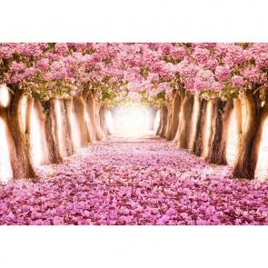 Flowers Photography Backdrops Trees Pink Flower Background For Wedding