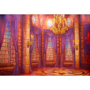 Cartoon Photography Backdrops Castle Palace Background For Children