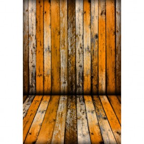 Wood Floor Photography Backdrops Yellow Old Wood Wall Background For Photo Studio
