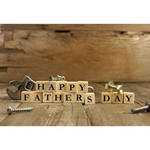Father's Day Photography Backdrops Screws Brown Wood Wall Background