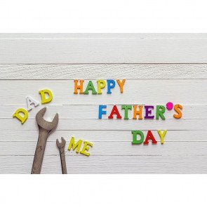 Father's Day Photography Backdrops Pliers White Wood Wall Background