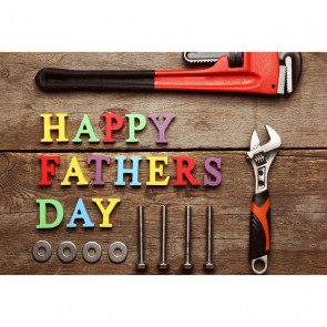Father's Day Photography Backdrops Wrench Nails Background