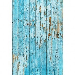 Wood Floor Photography Backdrops Dilapidated Blue Wood Wall Background For Photo Studio