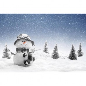 Christmas Photography Backdrops Snowman Snow Christmas Background For Photo Studio