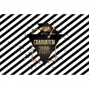 Custom Photography Backdrops Graduation Time White Black Message Board Background