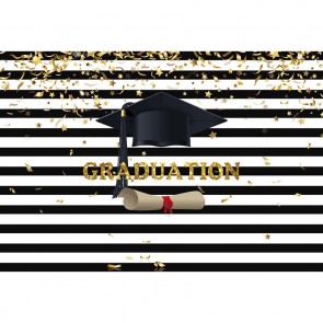 Custom Photography Backdrops Graduation Time Black White Message Board Background