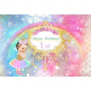 Birthday Photography Backdrops First Birthday Smash Cake Girl Background