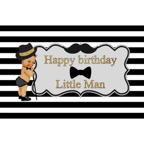 Birthday Photography Backdrops Boy Happy Birthday Little Man Background