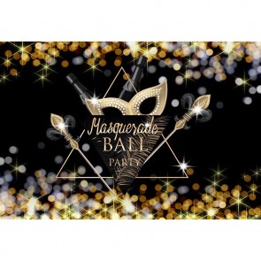Custom Photography Backdrops Masquerade Prom Sequin Background For Party