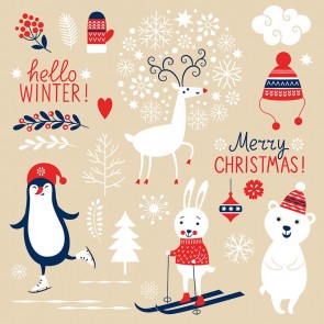 Christmas Photography Backdrops Merry Christmas Hello Winter Background For Photo Studio