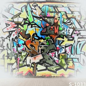 Graffiti Photography Backdrops Markings Guidepost Background For Photo Studio