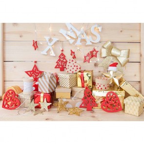 Christmas Photography Backdrops Christmas Gift Boxes Candy Box Decoration Background
