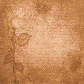 Old Master Photography Background Light Brown Flower And Text Backdrops